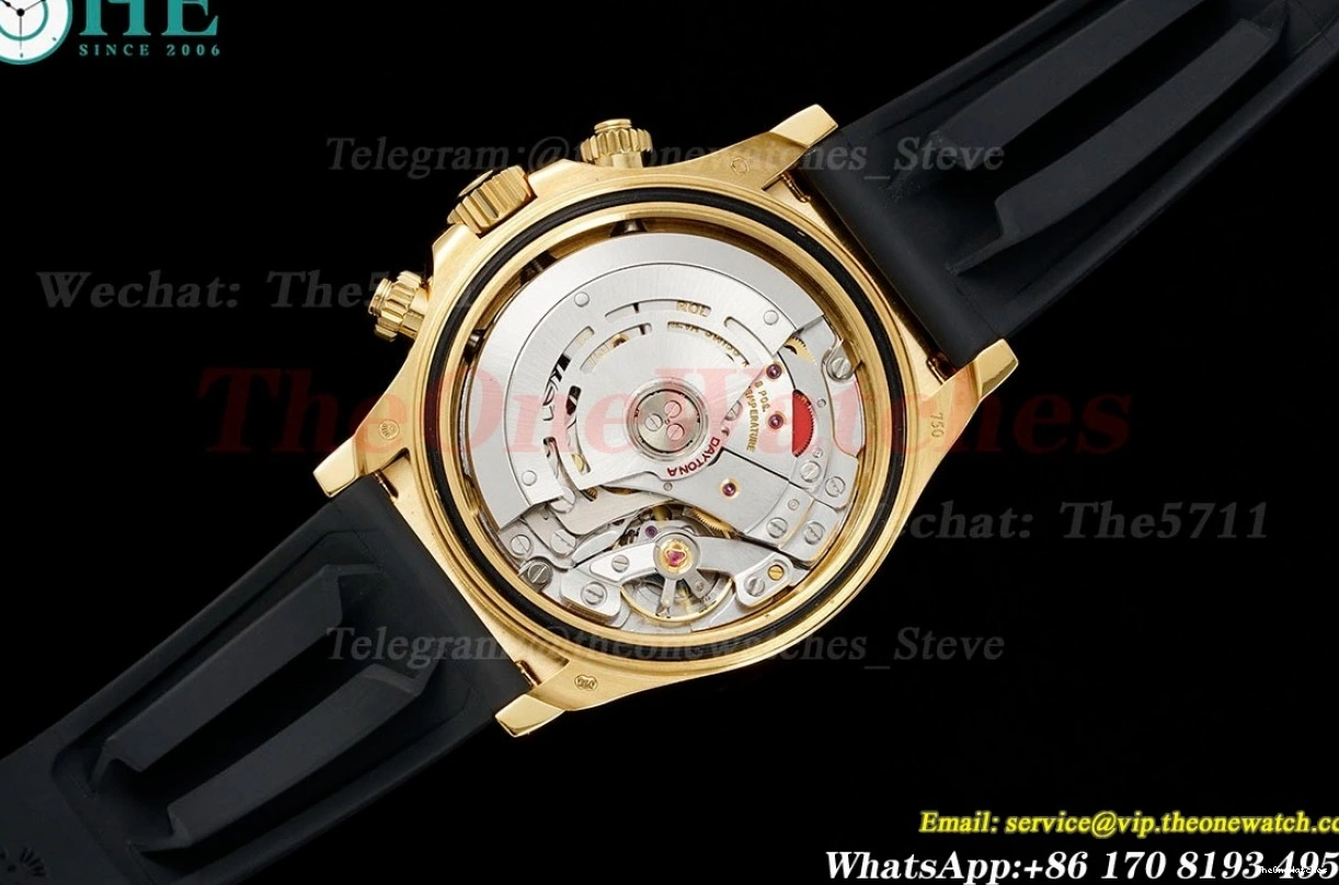 N6F Daytona 40mm Black 116518 Dia DD4130 RU Gem YG 0218